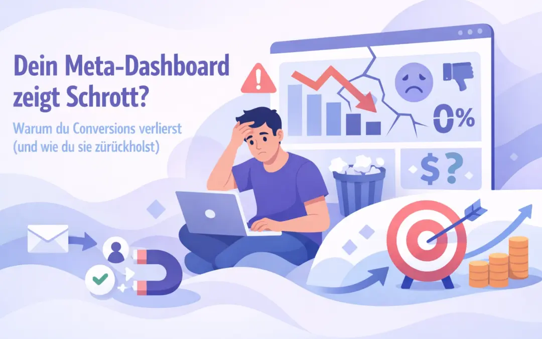 Dein Meta-Dashboard zeigt Schrott? Warum du Conversions verlierst (und wie du sie zurückholst)